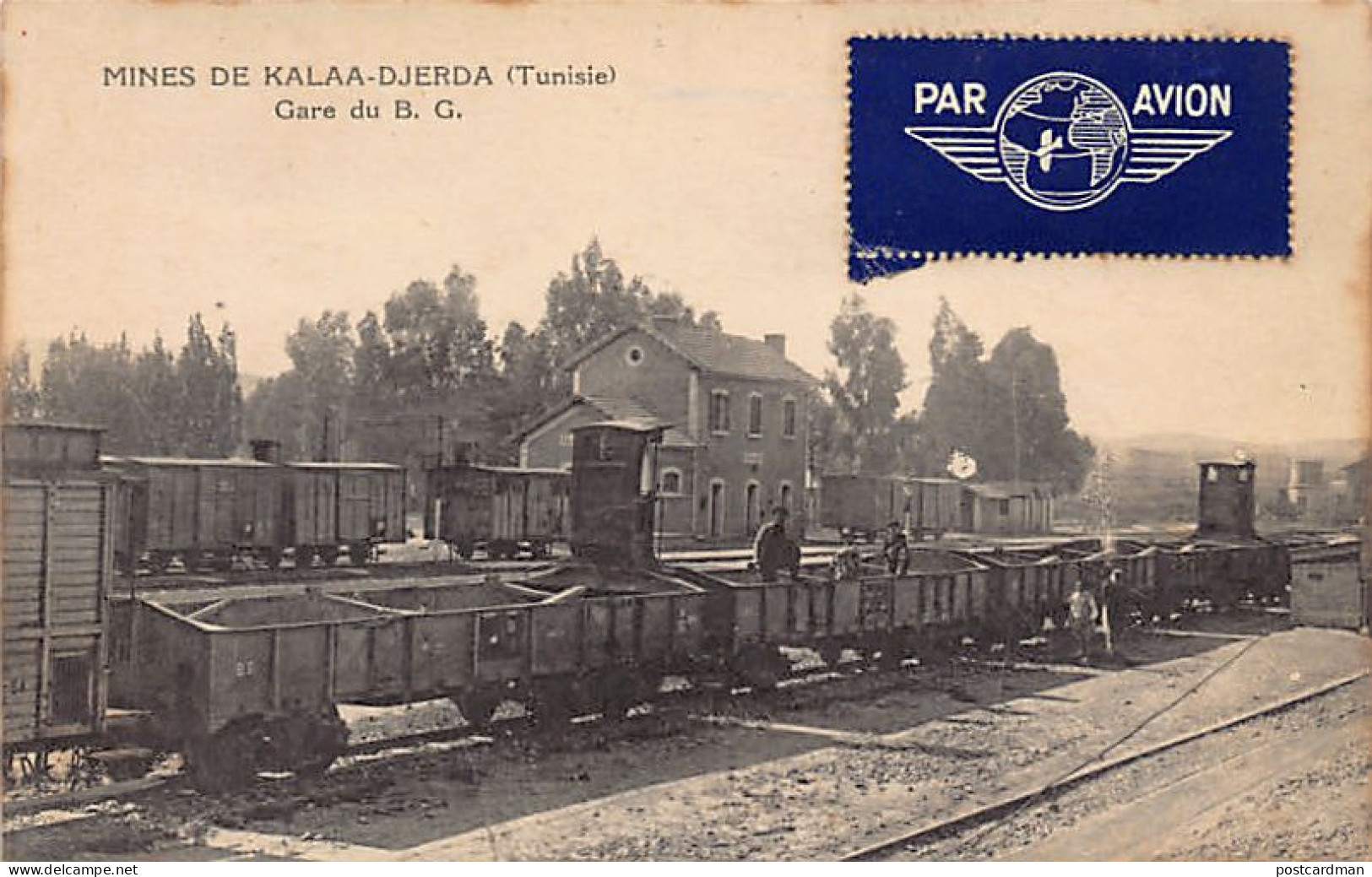 Mines De Kalaa-Djerda - Gare Du B. G. - Ed. Catala Frères  - Tunisie