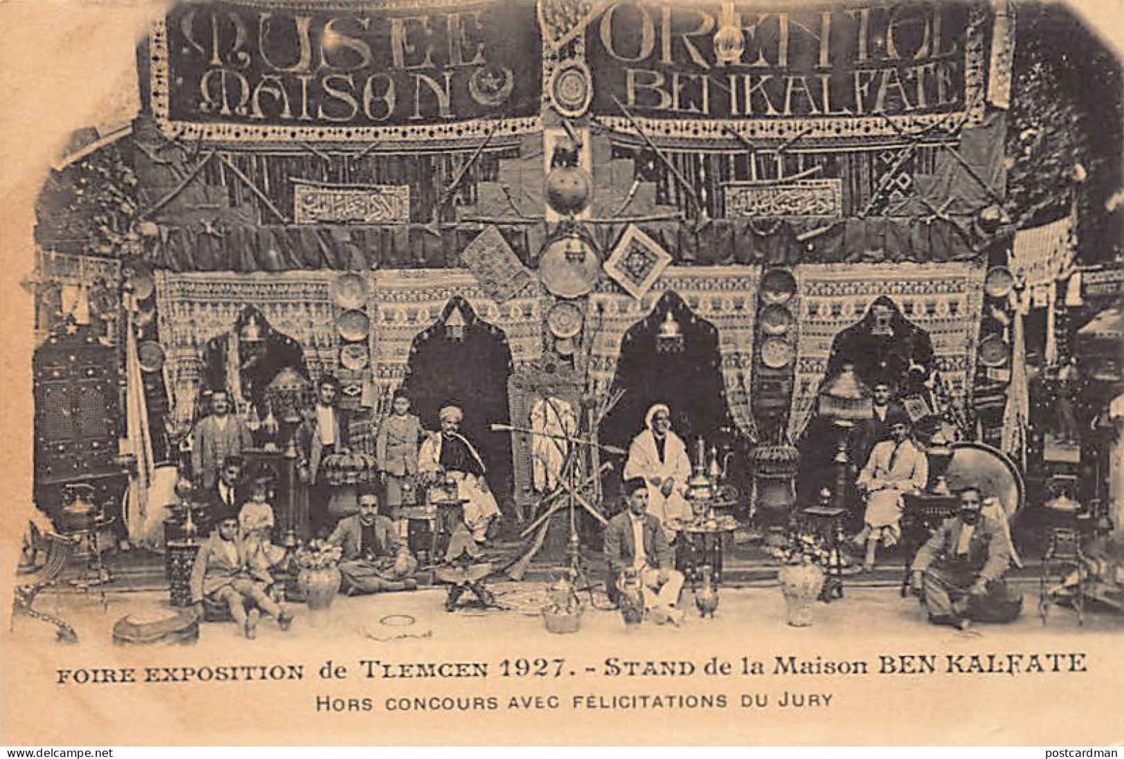 Algérie - Foire Exposition De TLEMCEN 1927 - Stand De La Maison Ben Kalfate - Ed. Musée Oriental  - Tlemcen