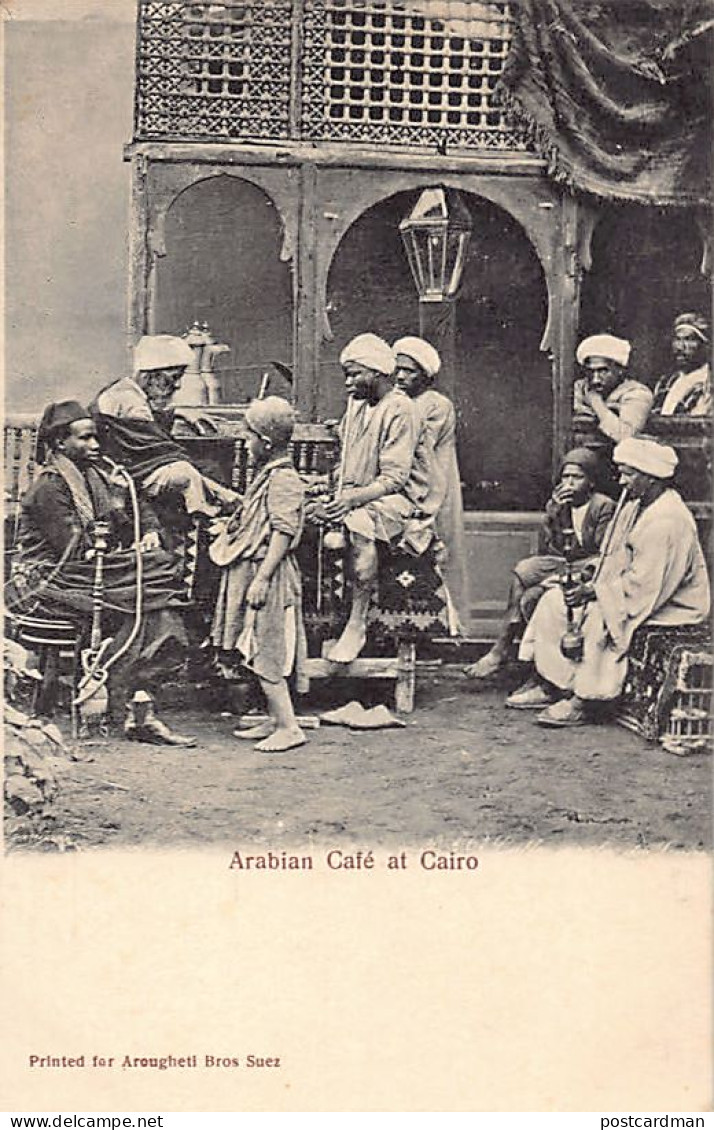 Egypt - Arabian Café At Cairo - Publ. Arougheti Bros.  - Sonstige & Ohne Zuordnung