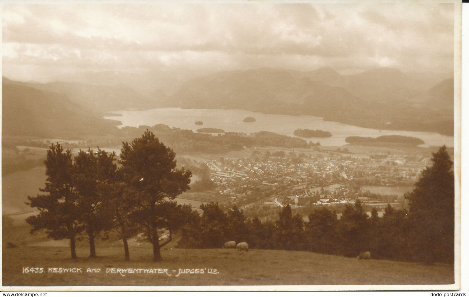 PC34705 Keswick And Derwentwater. Judges Ltd. No 16435. RP - Wereld