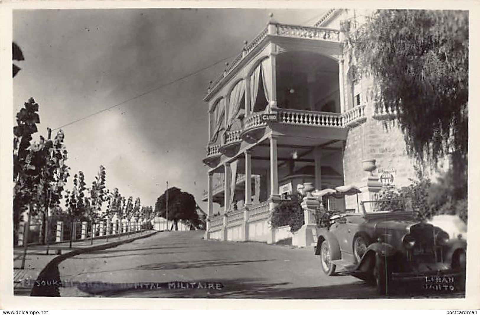 Liban - SOUK EL GHARB - Hôpital Militaire - CARTE PHOTO - Ed. Liban Janto  - Lebanon