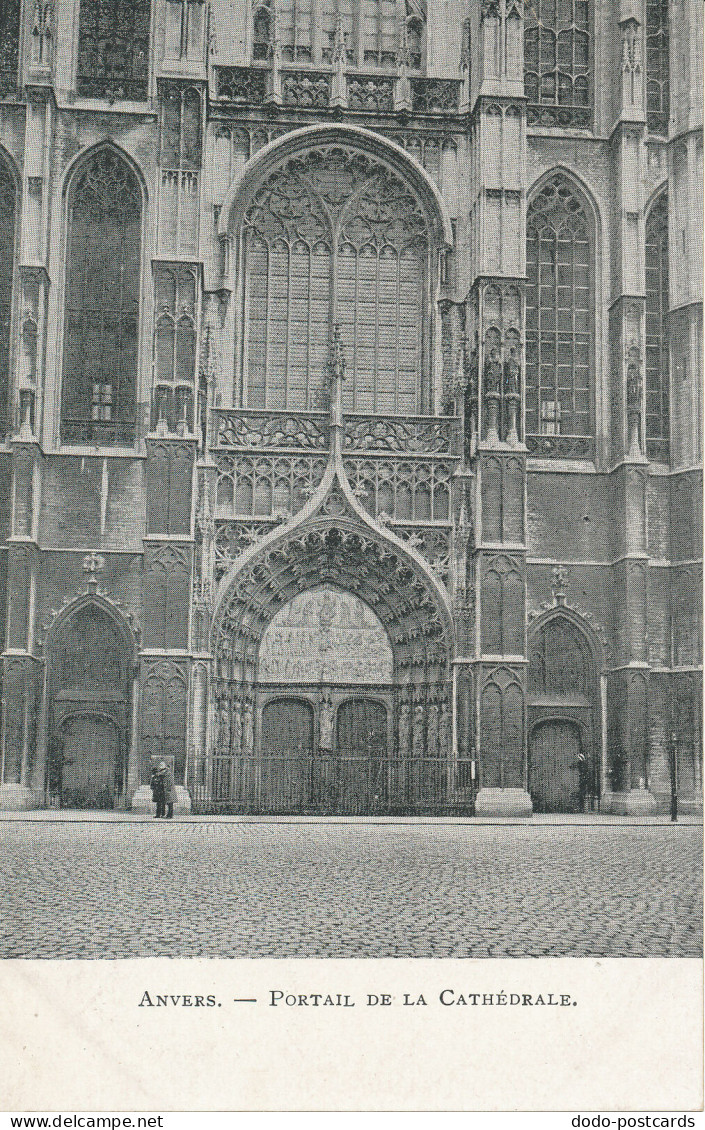 PC34020 Anvers. Portail De La Cathedrale - Wereld