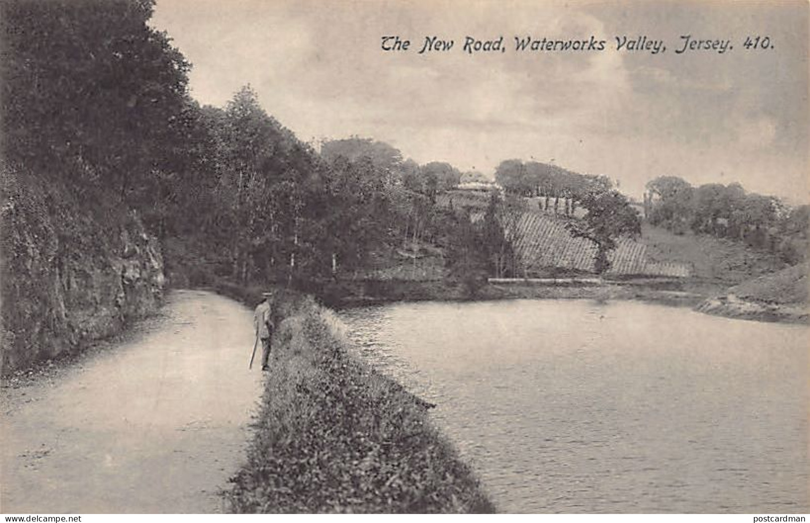 Jersey - The New Road, Waterworks Valley - Publ. Unknown 410 - Andere & Zonder Classificatie