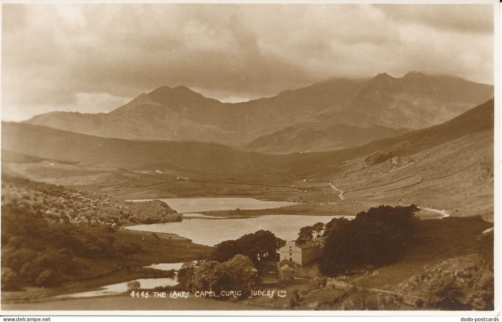 PC34819 The Lakes Capel Curig. Judges Ltd. No 4446. RP - Wereld