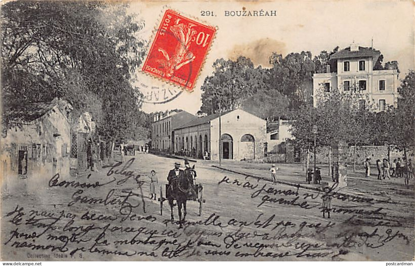 Algérie - BOUZARÉAH - Rue Principale - Gendarmerie - Ed. Collection Idéale P.S. 291 - Sonstige & Ohne Zuordnung