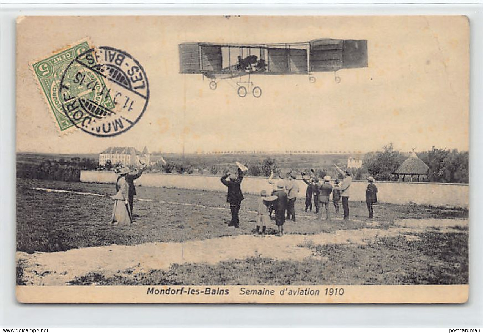 Luxembourg - MONDORF LES BAINS - Semain D'Aviation 1910 - Ed. N. Schumacher - Bad Mondorf