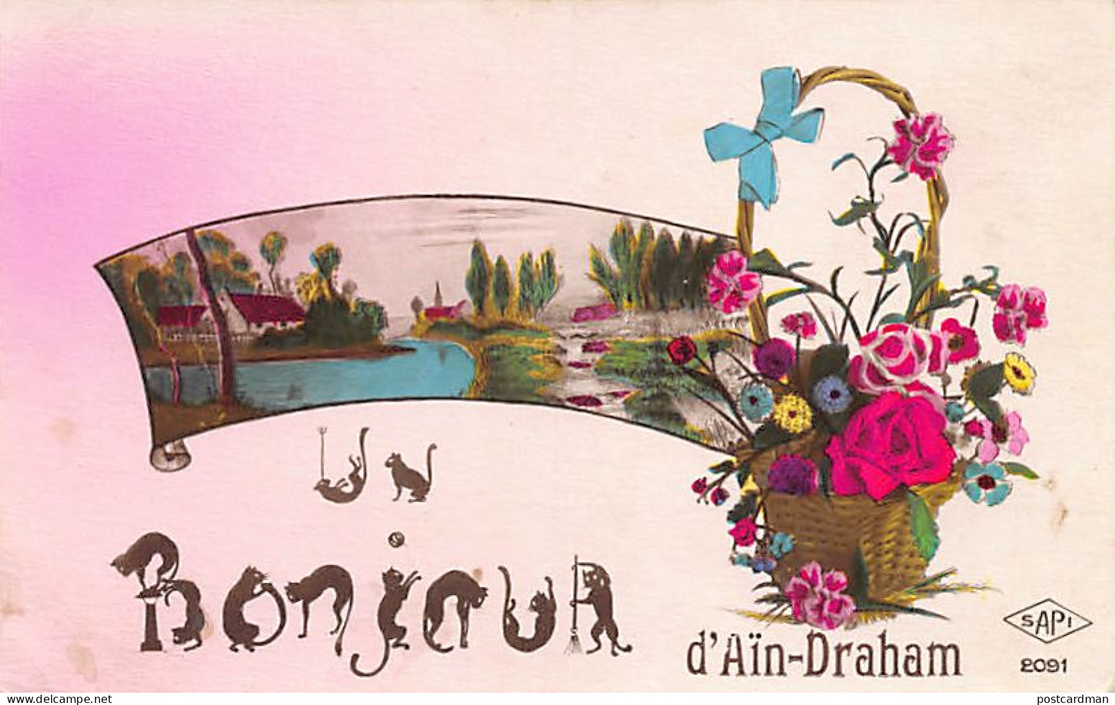 Un Bonjour D'AÎN DRAHAM - Ed. SAPI 2091 - Tunisie