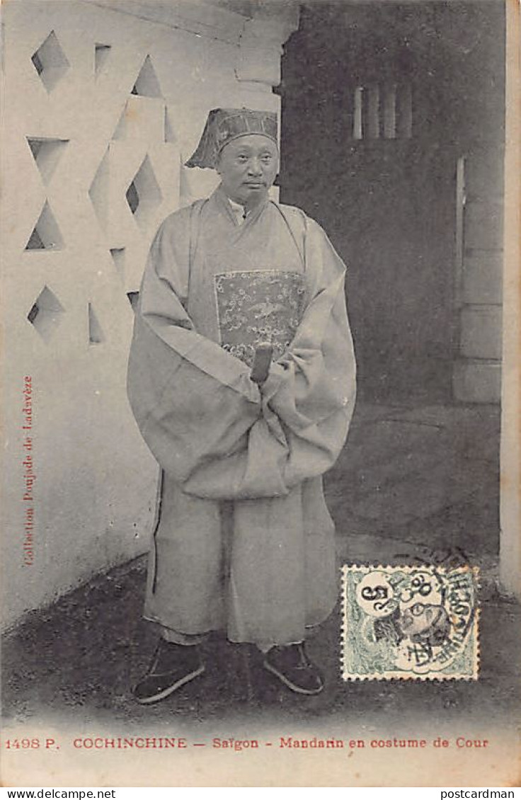 Viet-Nam - SAIGON - Mandarin En Costume De Cour - Ed. Poujade De Ladevèze 1498P - Viêt-Nam