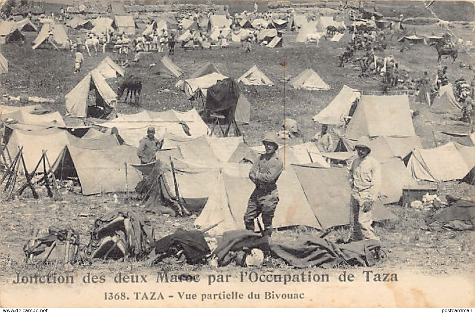 Jonction Des Deux Maroc Par L'Occupation De Taza - Vue Partielle Du Bivouac - Ed. Boumendil 1368 - Other & Unclassified