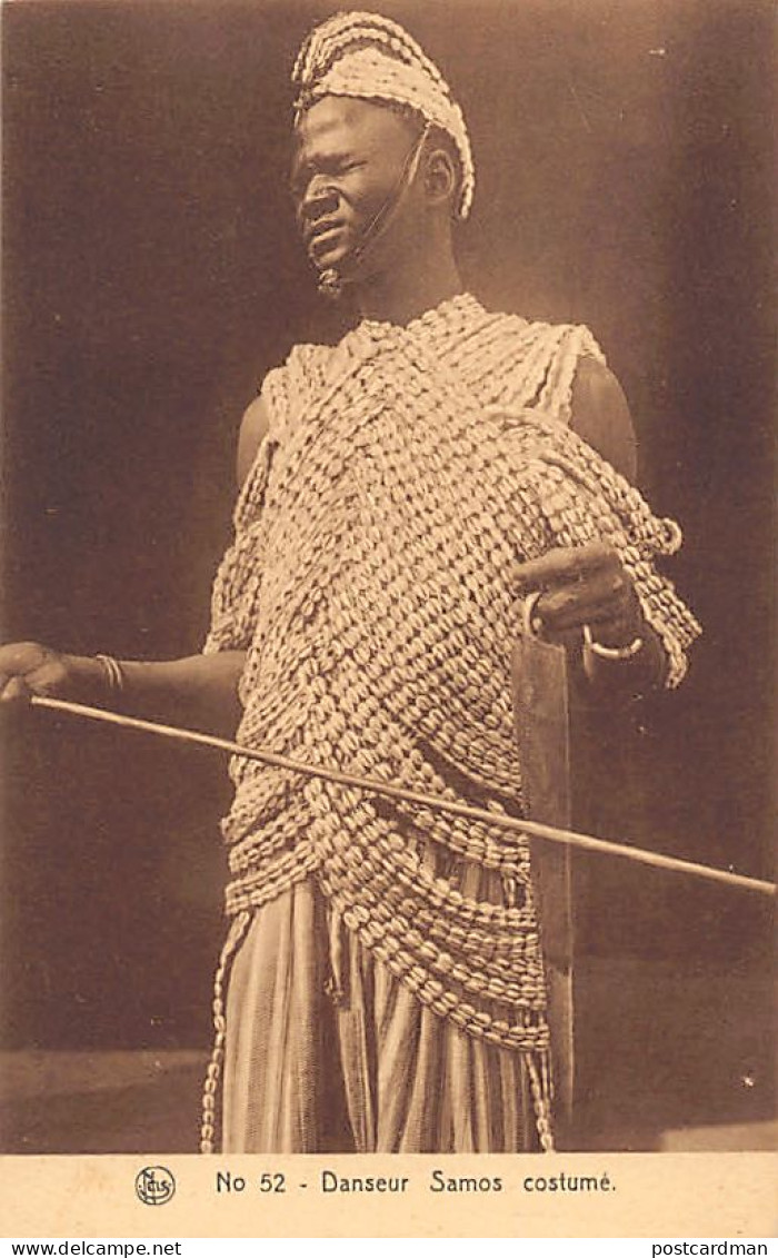 Burkina Faso - Danseur Samos Costumé - Ed. Nels - Edition Volta 52 - Burkina Faso