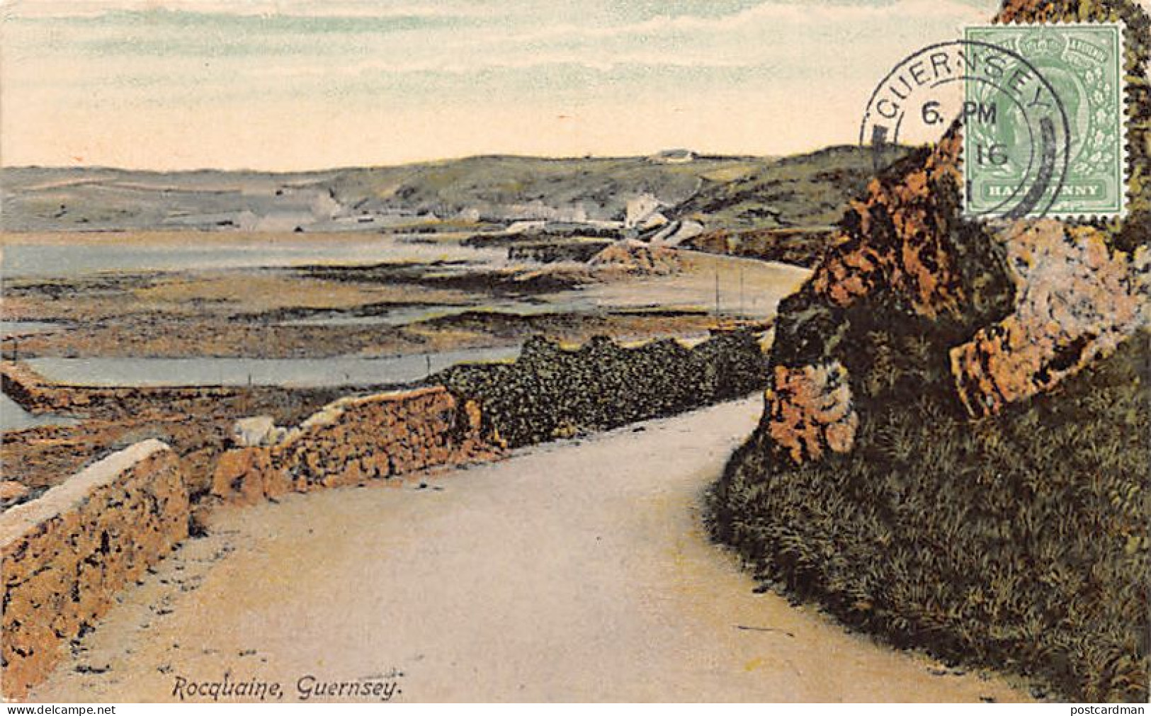Guernsey - Rocquaine - Publ. The Woodbury Series 2413 - Guernsey