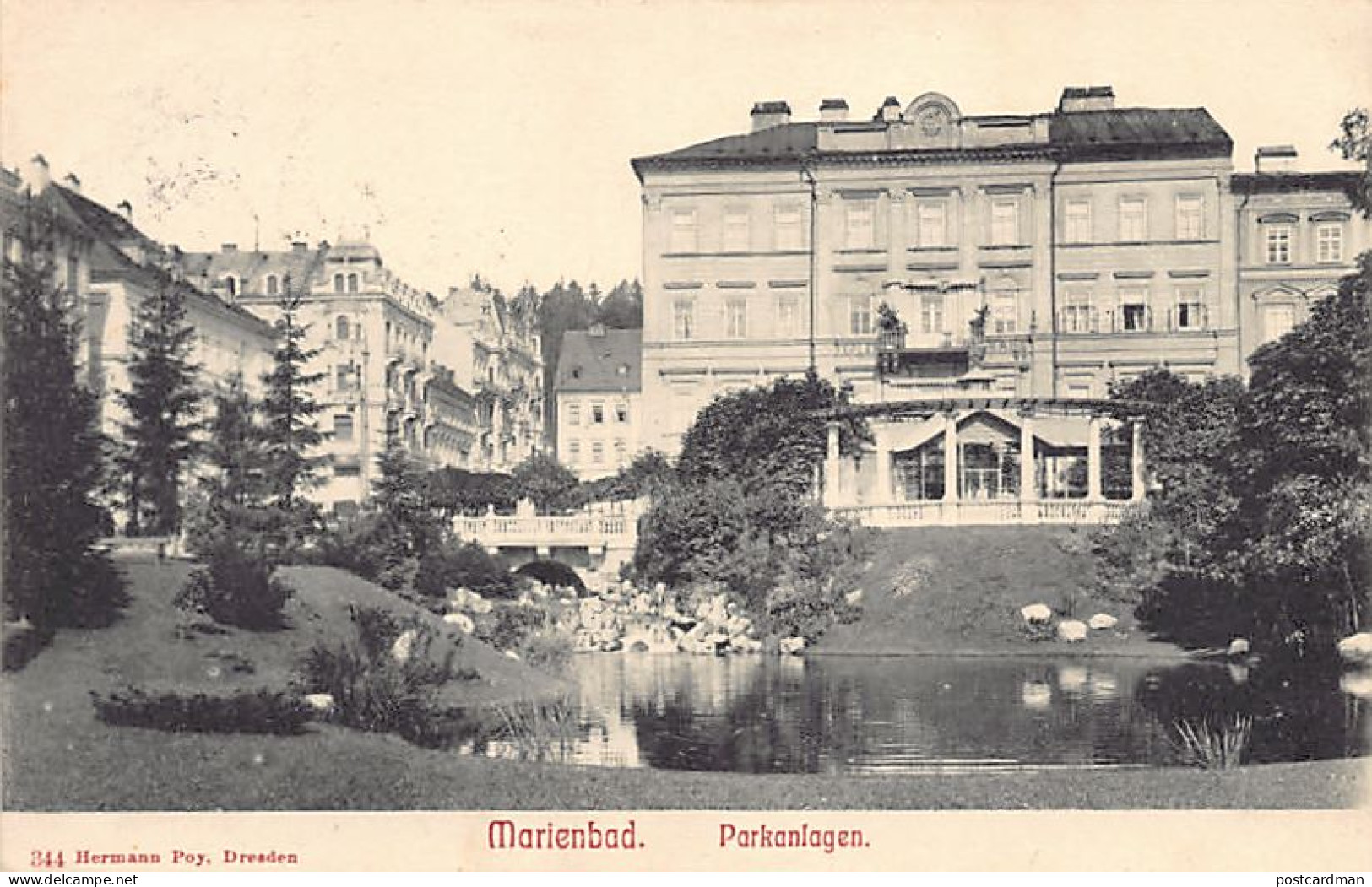 ČESKÁ Rep. Czech Rep. - MARIÁNSKÉ LÁZNĚ Marienbad - Parkanlagen - Tchéquie