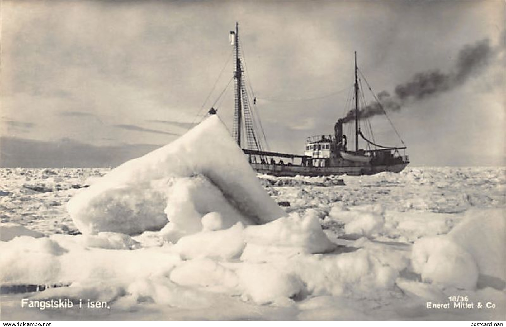 Norway - Fangst Skib I Isen - Publ. M. & Co. 18 / 36 - Noruega