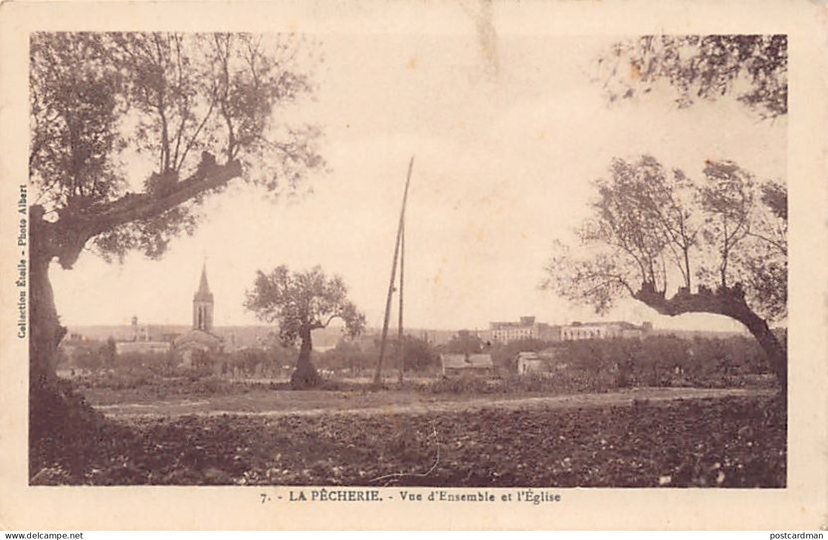 Tunisie - LA PÊCHERIE - Vue D'ensemble Et église - Ed. EPA 7 - Tunisia