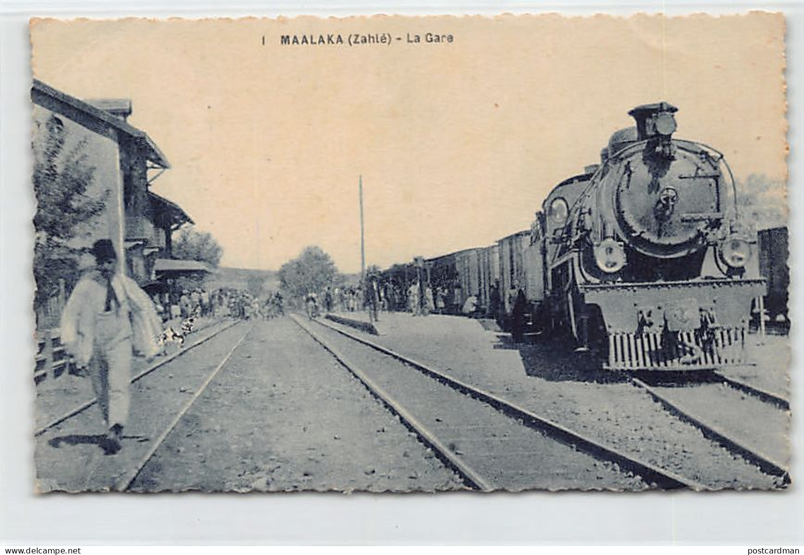 Liban - MAALAKA Zahlé - La Gare - Locomotive - Ed. Chouha Frères 1 - Liban