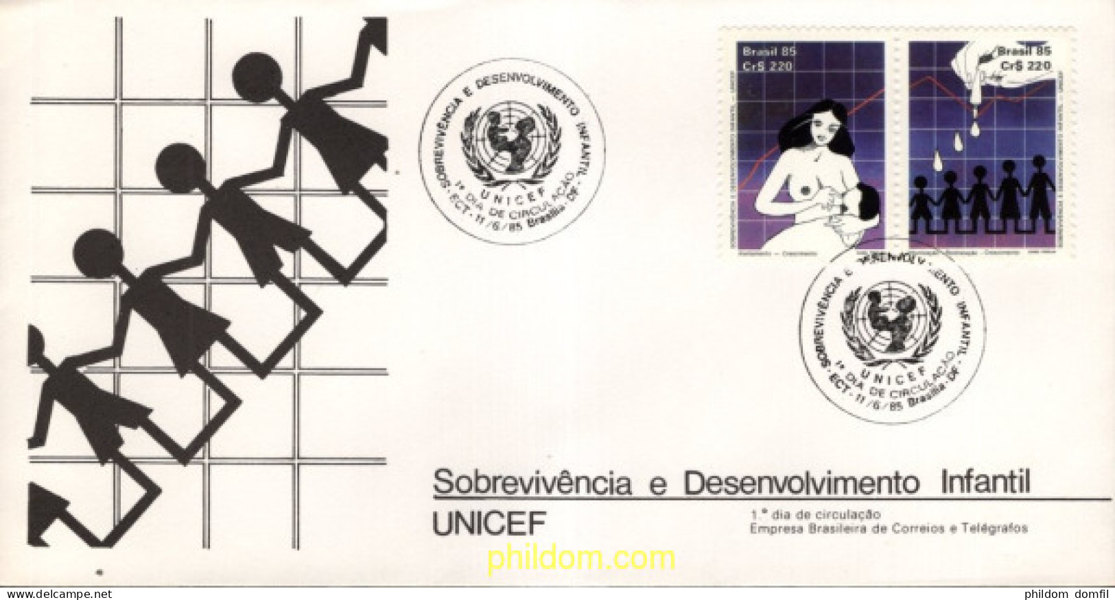 730599 MNH BRASIL 1985 ALIMENTACION INFANTIL - Ungebraucht