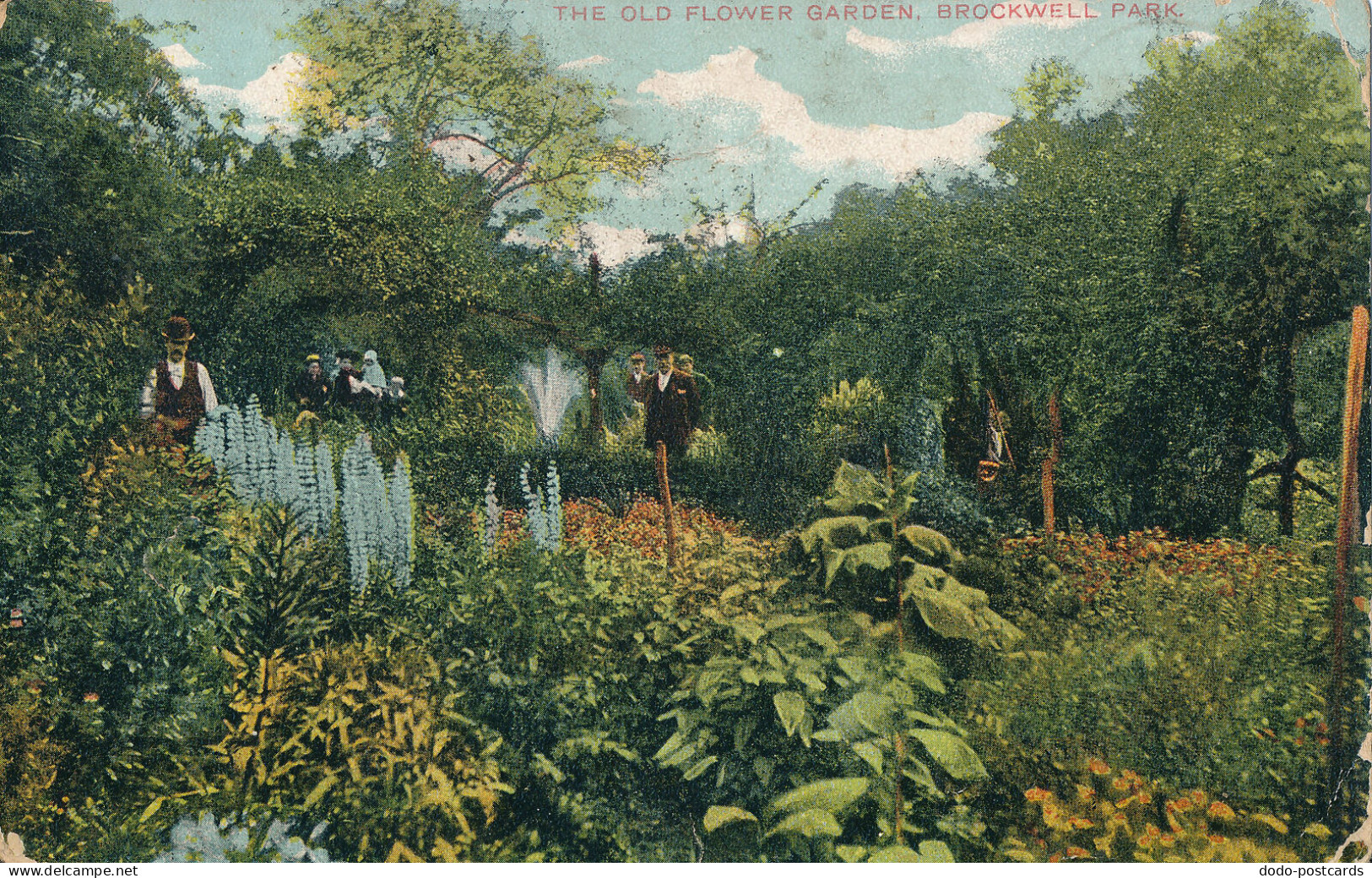 PC34452 The Old Flower Garden. Brockwell Park. Charles Martin. 1904 - Monde