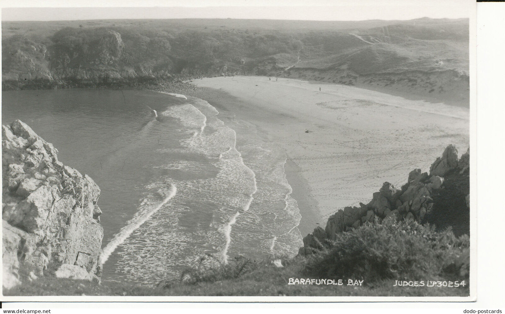 PC34429 Barafundle Bay. Judges Ltd. No 30254. RP - Monde