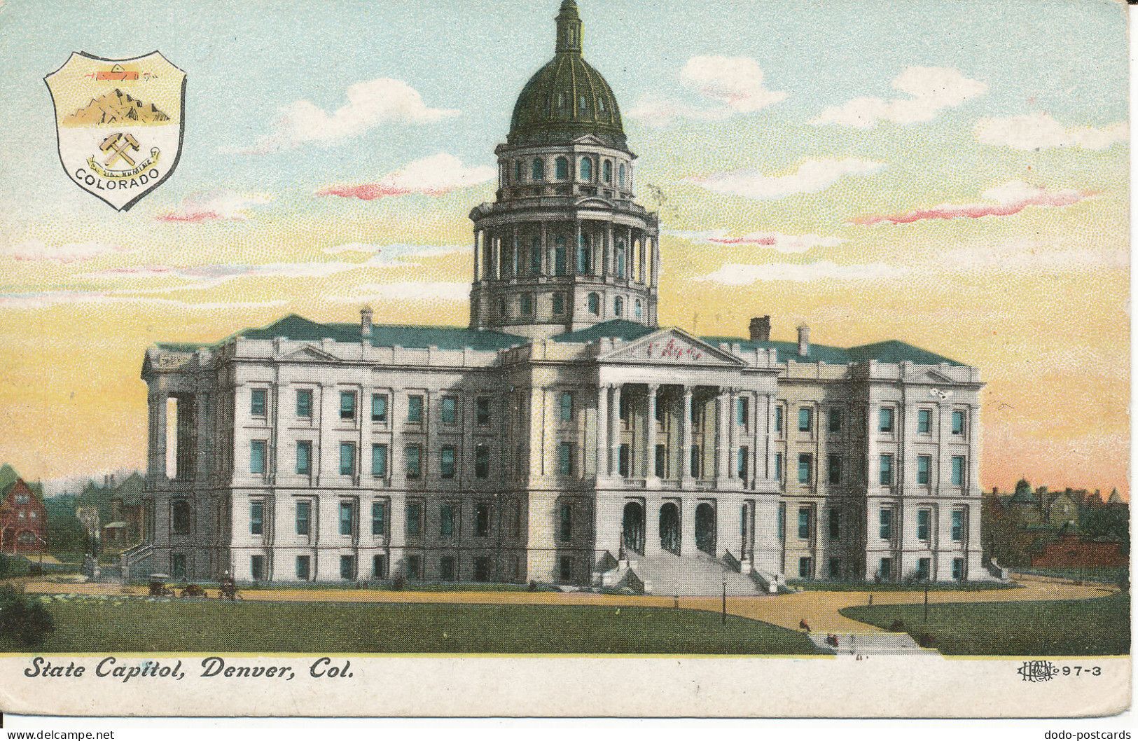 PC34359 State Capitol. Denver. Col. 1910 - Monde