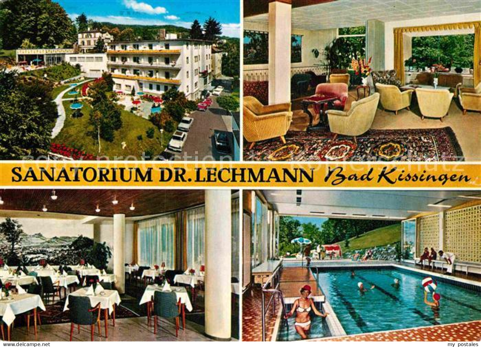 72877167 Bad Kissingen Sanatorium Dr Lechmann Speiserestaurant Hallenbad Bad Kis - Bad Kissingen