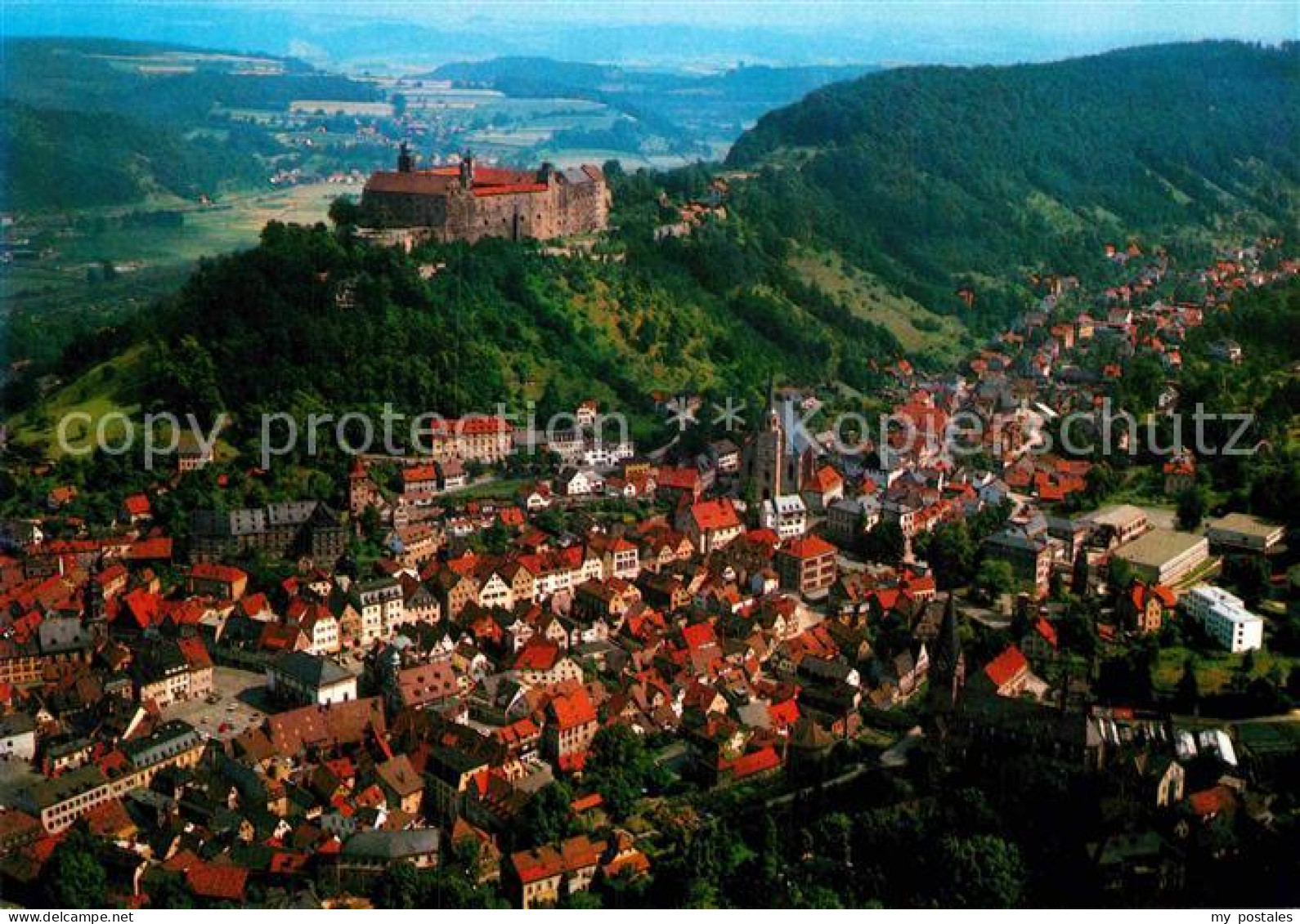 72877163 Kulmbach Stadtbild Mit Plassenburg Fliegeraufnahme Kulmbach - Kulmbach