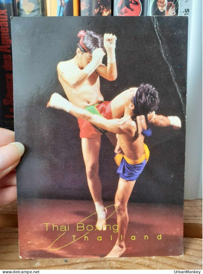 Carte Postale Thai - Boxe
