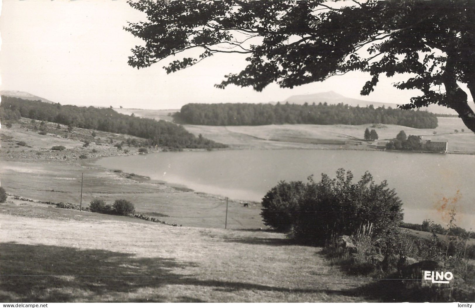 43 Lac De Saint Front Paysage Sur Un Coin Du Lac Et Le  Chalet Restaurant , Perspective Du Mont Mezenc CPSM GF - Sonstige & Ohne Zuordnung