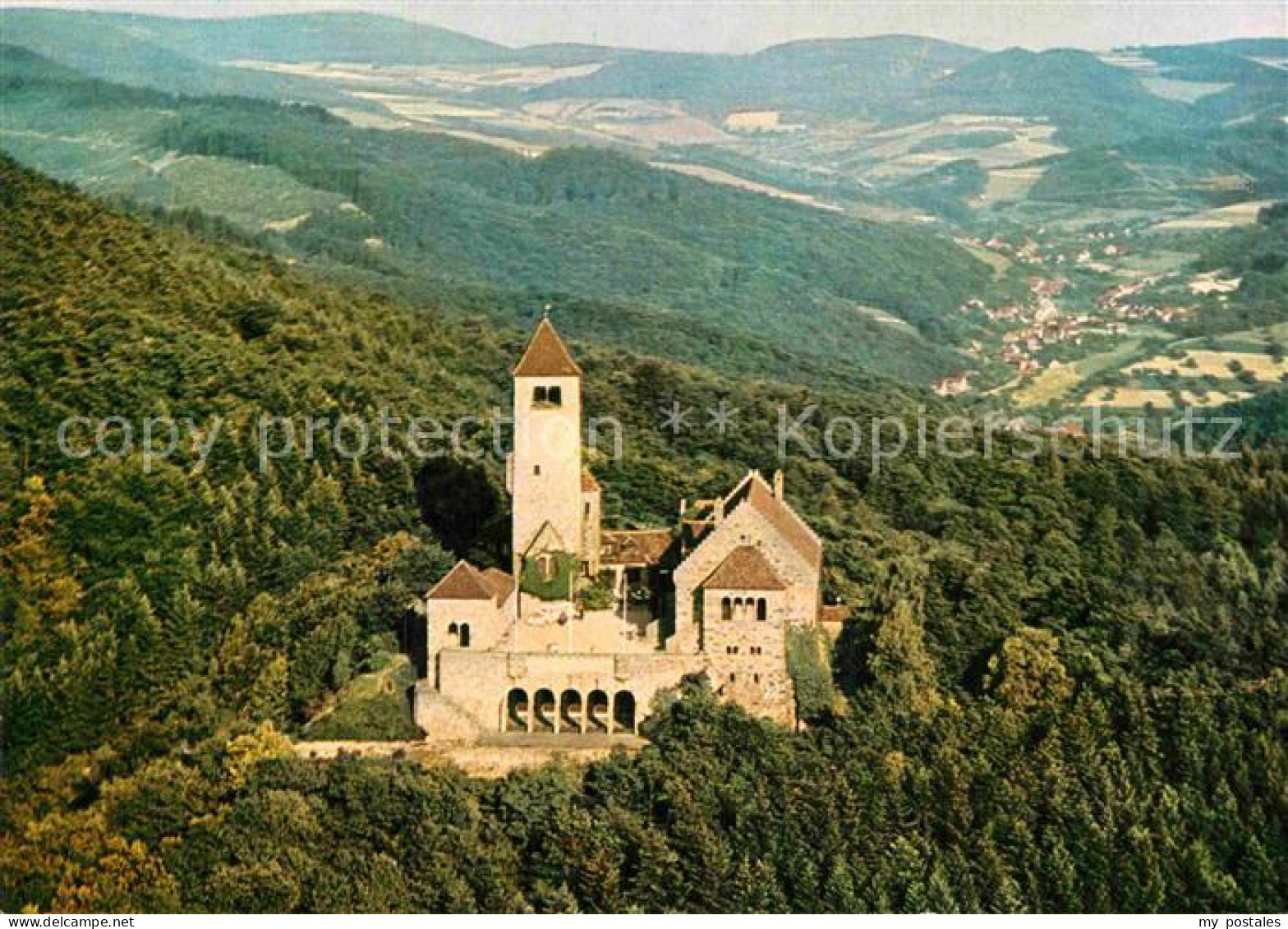 72877118 Weinheim Bergstrasse WSC Wachenburg Fliegeraufnahme Weinheim - Weinheim