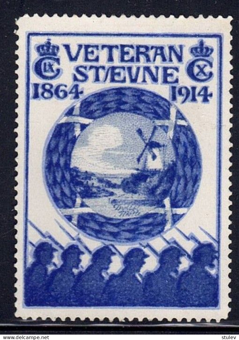 Denmark Cinderella / Poster Stamp - VETERAN ST / EVNE 1864 - 1914 Reunion Stamp - Lokale Uitgaven