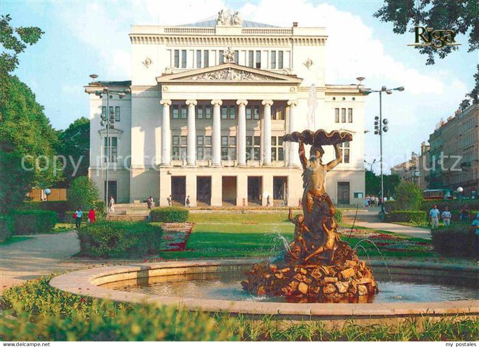 72876517 Riga Lettland Latvian National Opera House  Riga - Lettonia