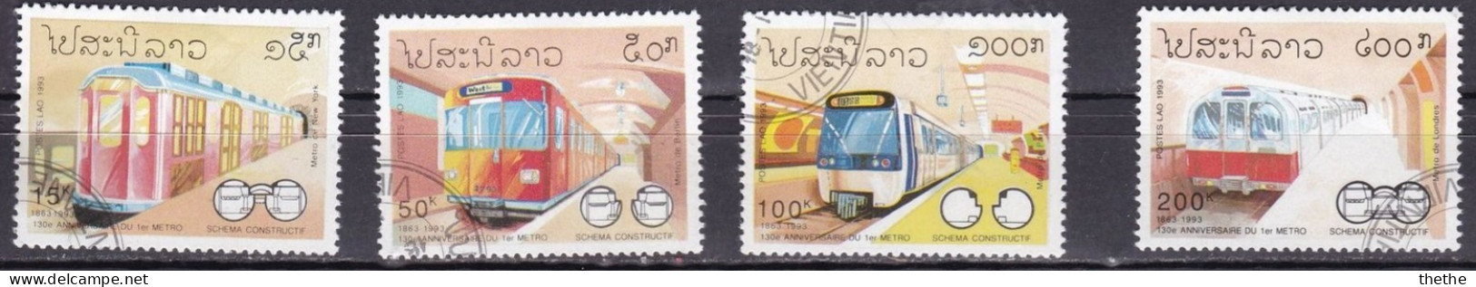 LAOS - 130éme Anniversaire Du 1er Métro - Trenes