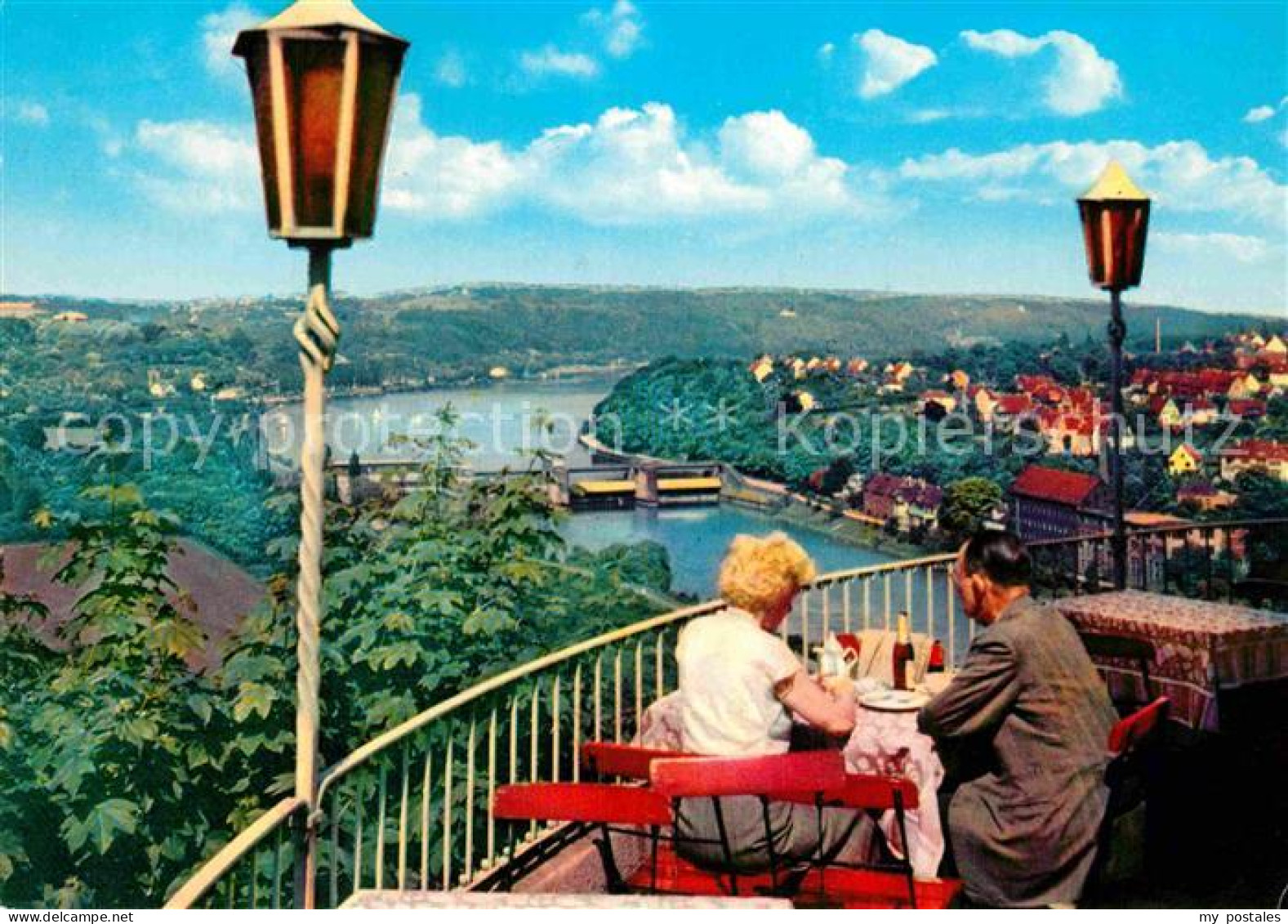 72875667 Essen Ruhr Restaurant Terrasse Blick Zum Baldeneysee Kraftwerk Essen - Essen