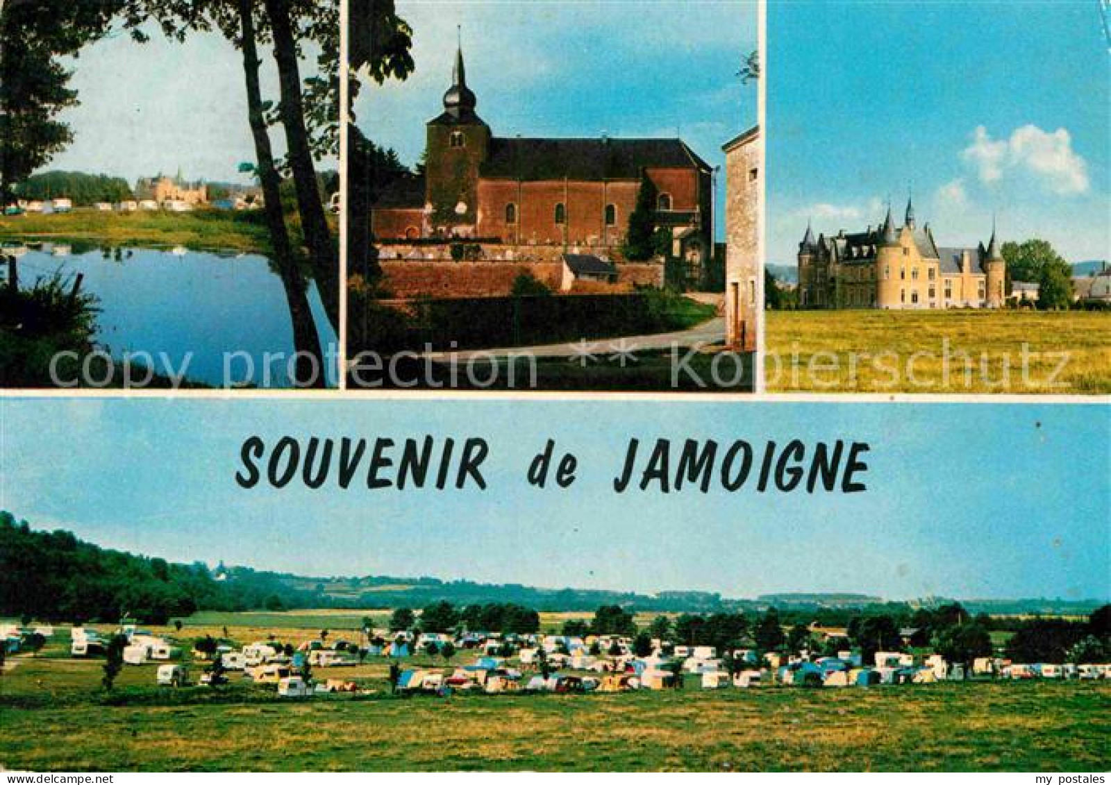 72875628 Jamoigne Kirche Schloss Campingplatz See  - Autres & Non Classés