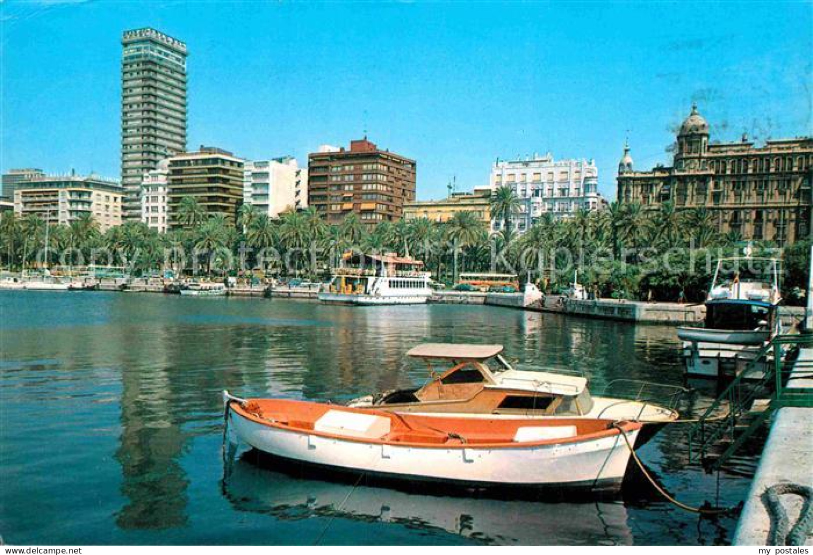 72875586 Alicante Vista Panoramica Puerto Y Ciudad Alicante - Sonstige & Ohne Zuordnung