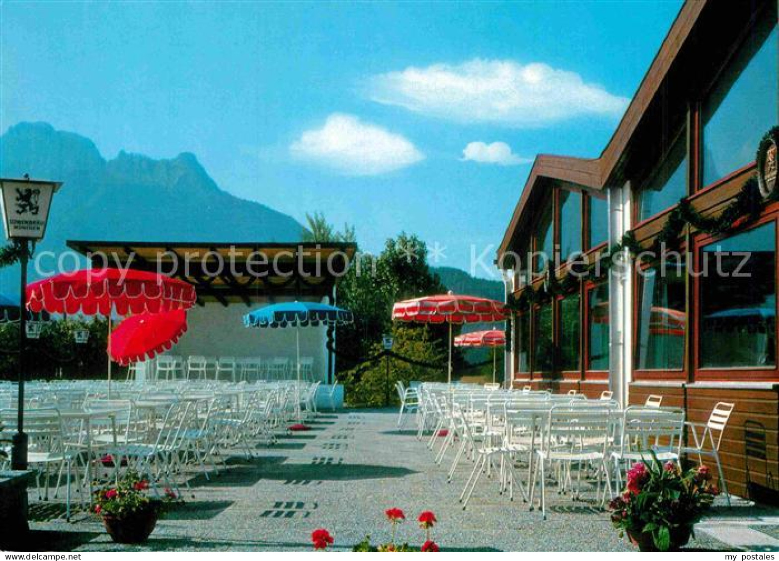 72875548 Fuessen Allgaeu Bootshafen Restaurant Am Forggensee Terrasse Ehrwang - Fuessen