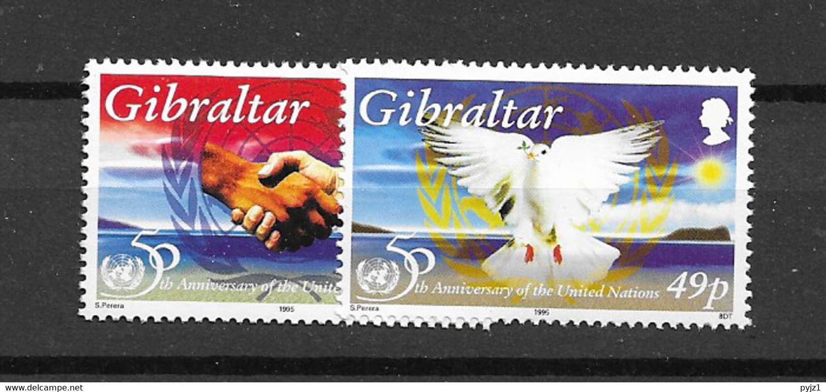 1995 MNH Gibraltar - UNO