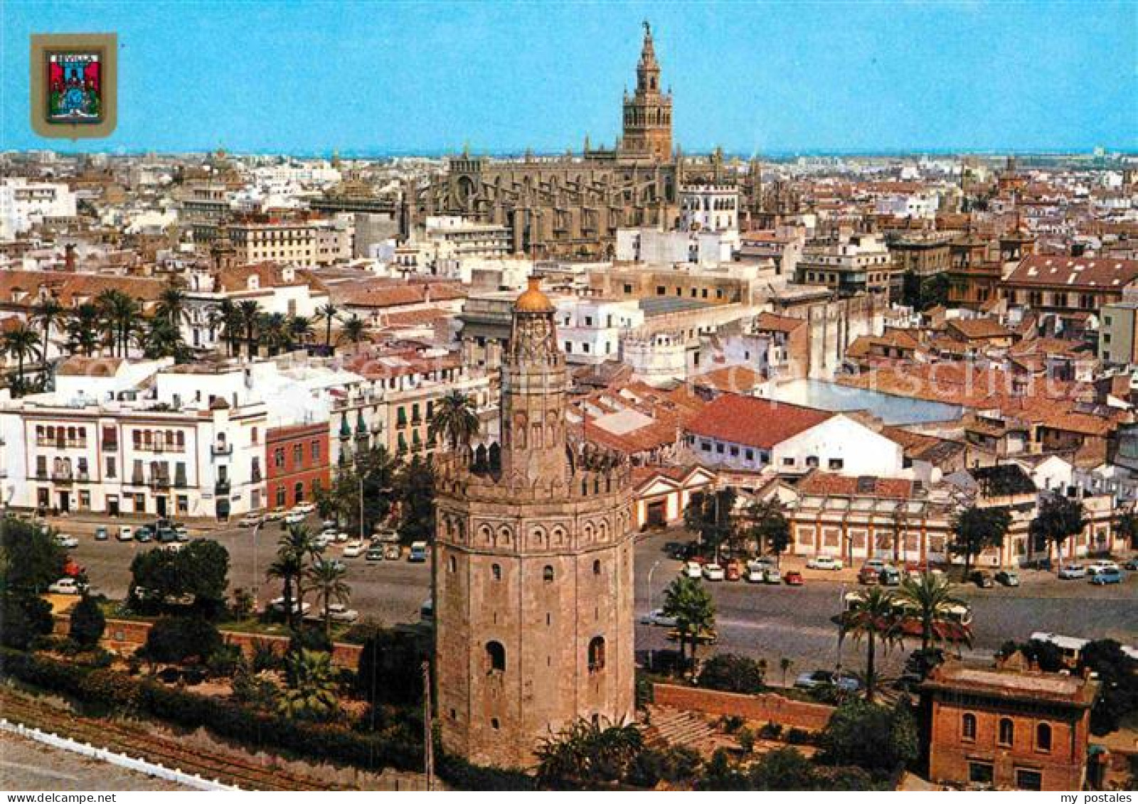 72875488 Sevilla Andalucia Torre Del Oro Y Catedral Sevilla  - Altri & Non Classificati