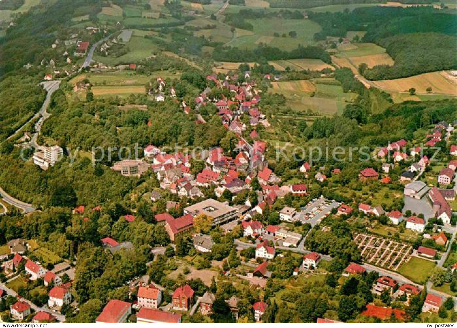 72875126 Tecklenburg Luftkurort Im Teutoburger Wald Fliegeraufnahme Tecklenburg - Autres & Non Classés