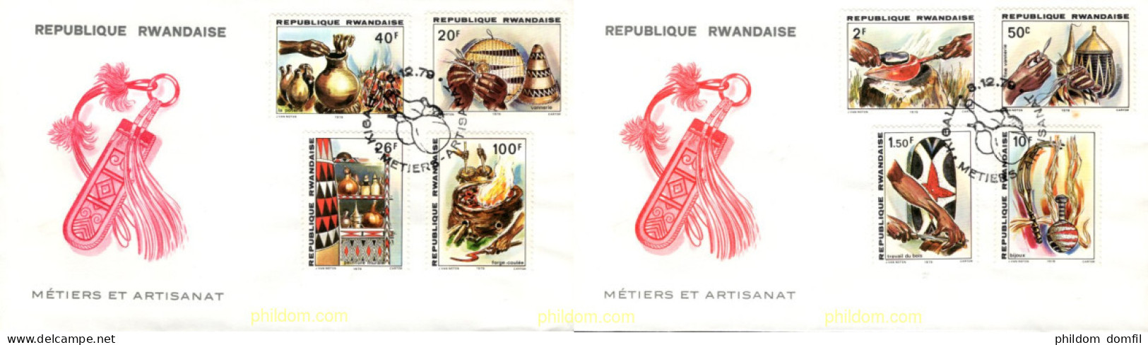 720372 MNH RUANDA 1979 ARTESANIA - Unused Stamps