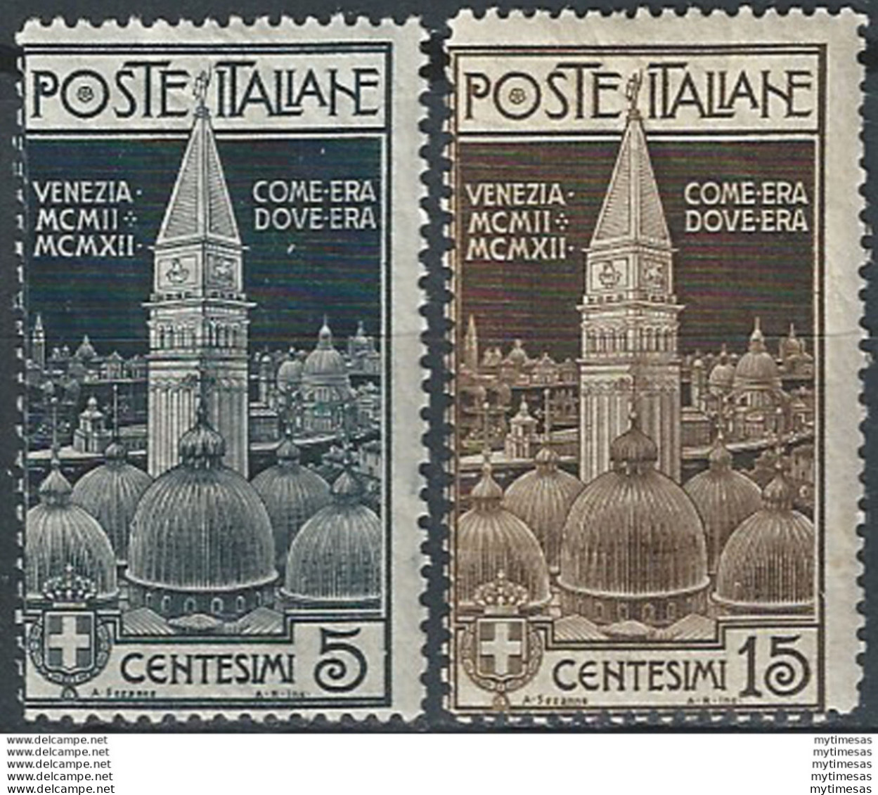 1912 Italia San Marco Mc MNH Sassone N. 97/98 - Andere & Zonder Classificatie