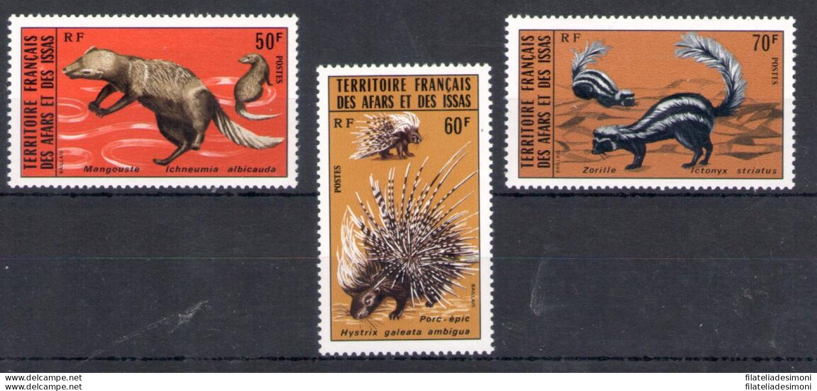 1975 Territoire Francais Afars Et Issas, Yvert N. 397/99 - Animali - MNH** - Otros & Sin Clasificación