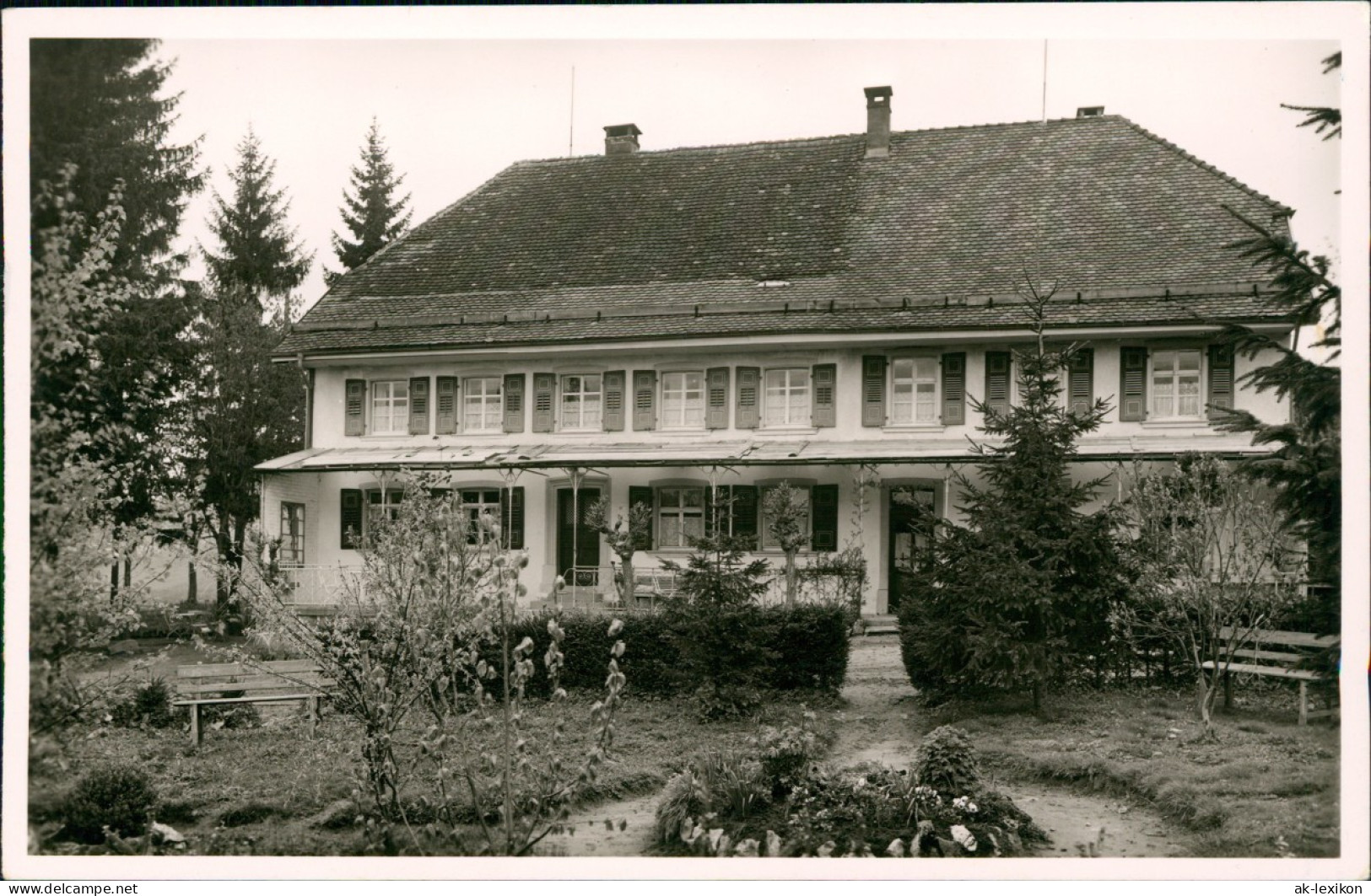 Ansichtskarte Schweigmatt Pension Tannenhof - Gartenseite 1932 - Other & Unclassified