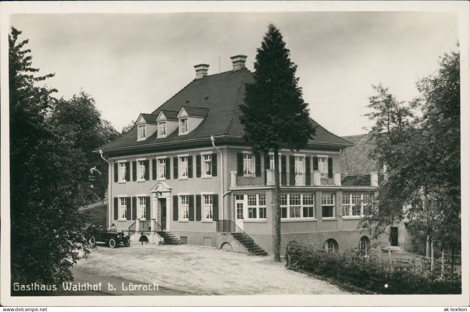 Ansichtskarte Waidhof-Rheinfelden (Baden) Gasthaus Waidhof B. Lörrach 1933 - Rheinfelden