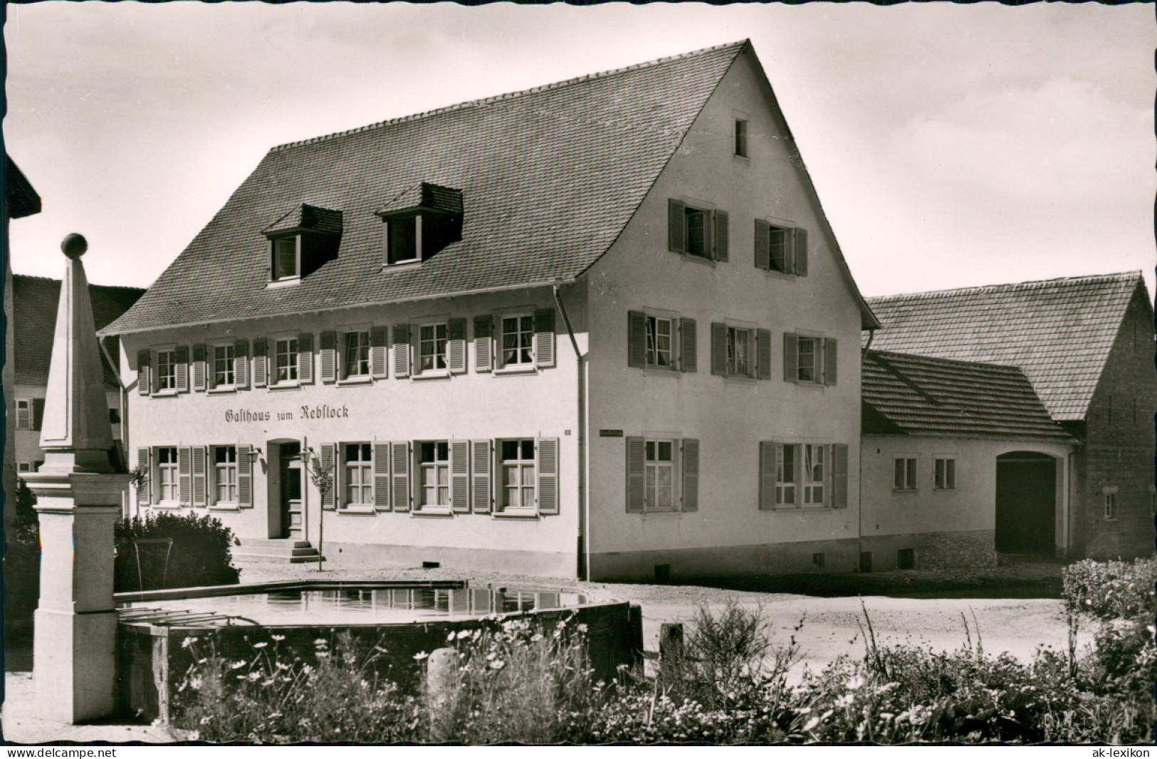 Ansichtskarte Haltingen Galthaus Zum Rebflock 1963 - Other & Unclassified