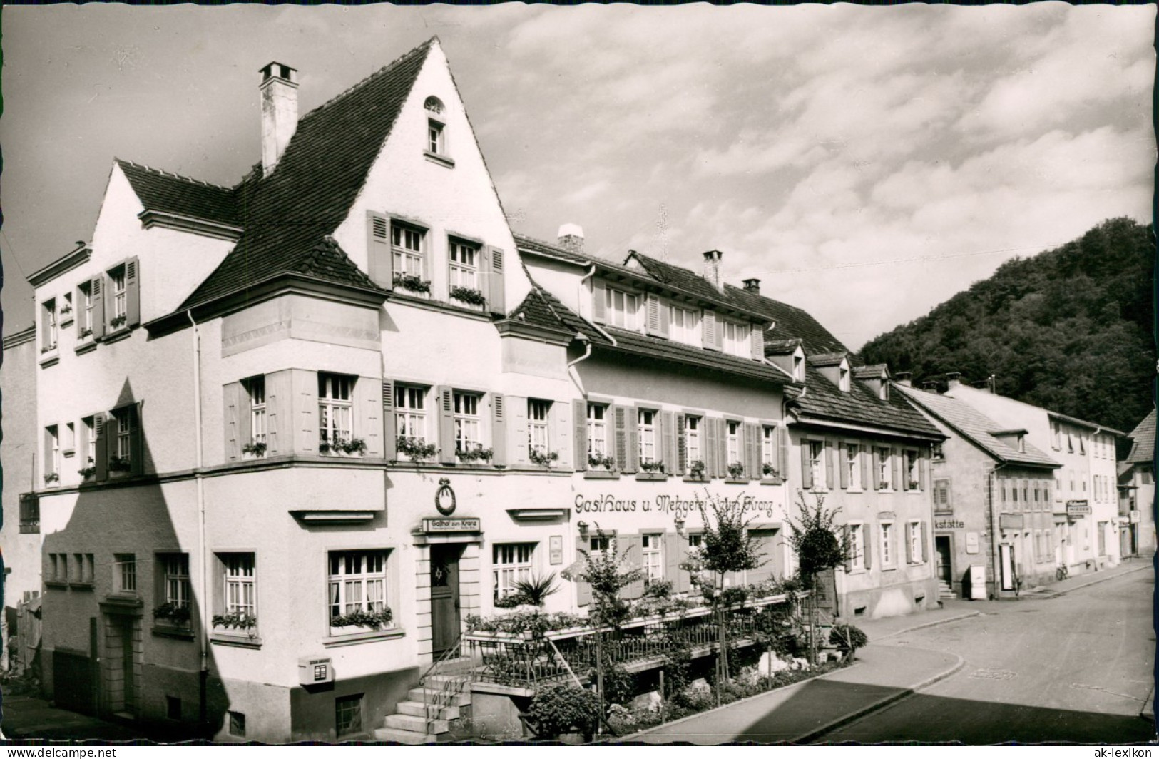 Ansichtskarte Haltingen Gasthaus Zum Kranz 1963 - Sonstige & Ohne Zuordnung