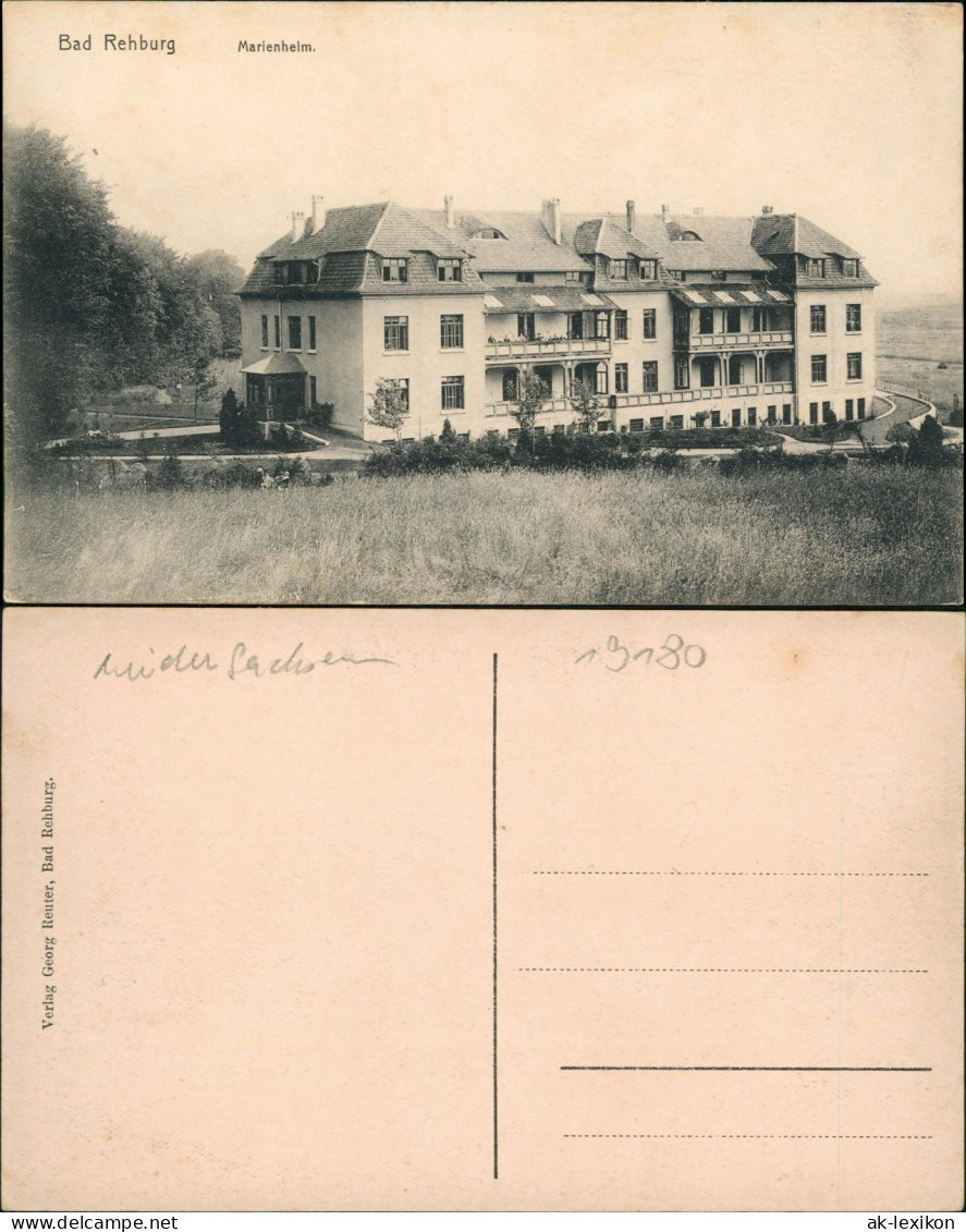 Ansichtskarte Bad Rehburg-Rehburg-Loccum Marienheim 1912 - Sonstige & Ohne Zuordnung