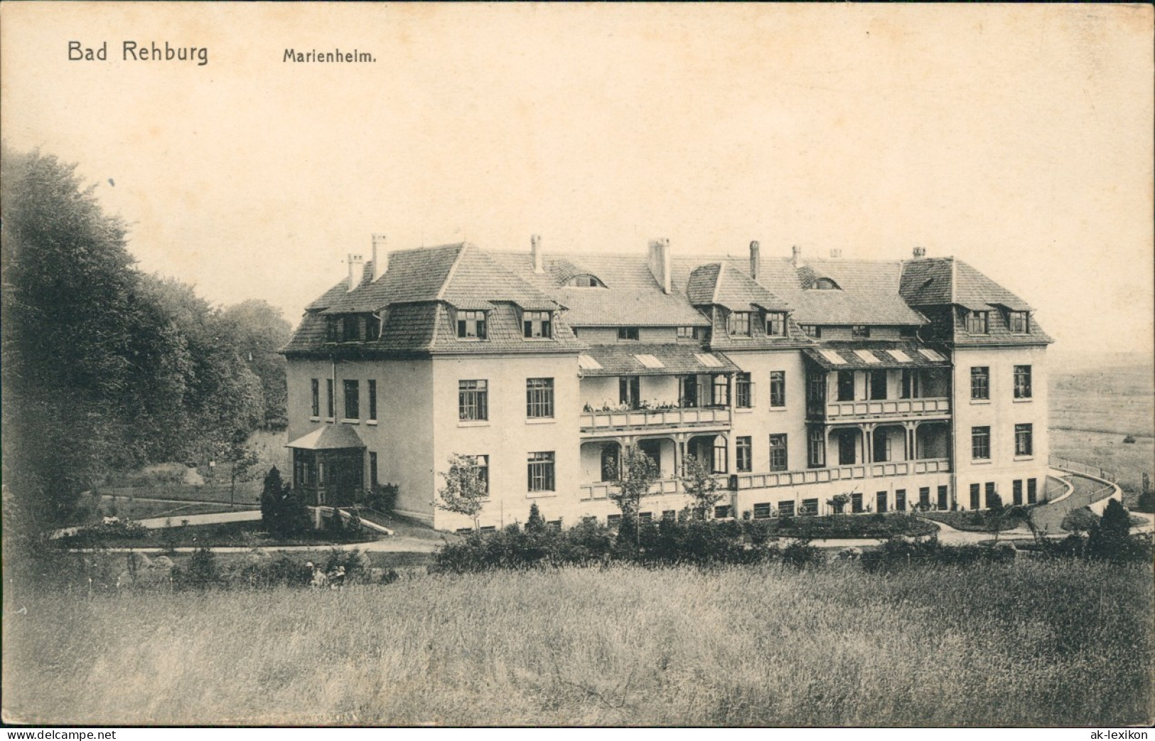 Ansichtskarte Bad Rehburg-Rehburg-Loccum Marienheim 1912 - Sonstige & Ohne Zuordnung