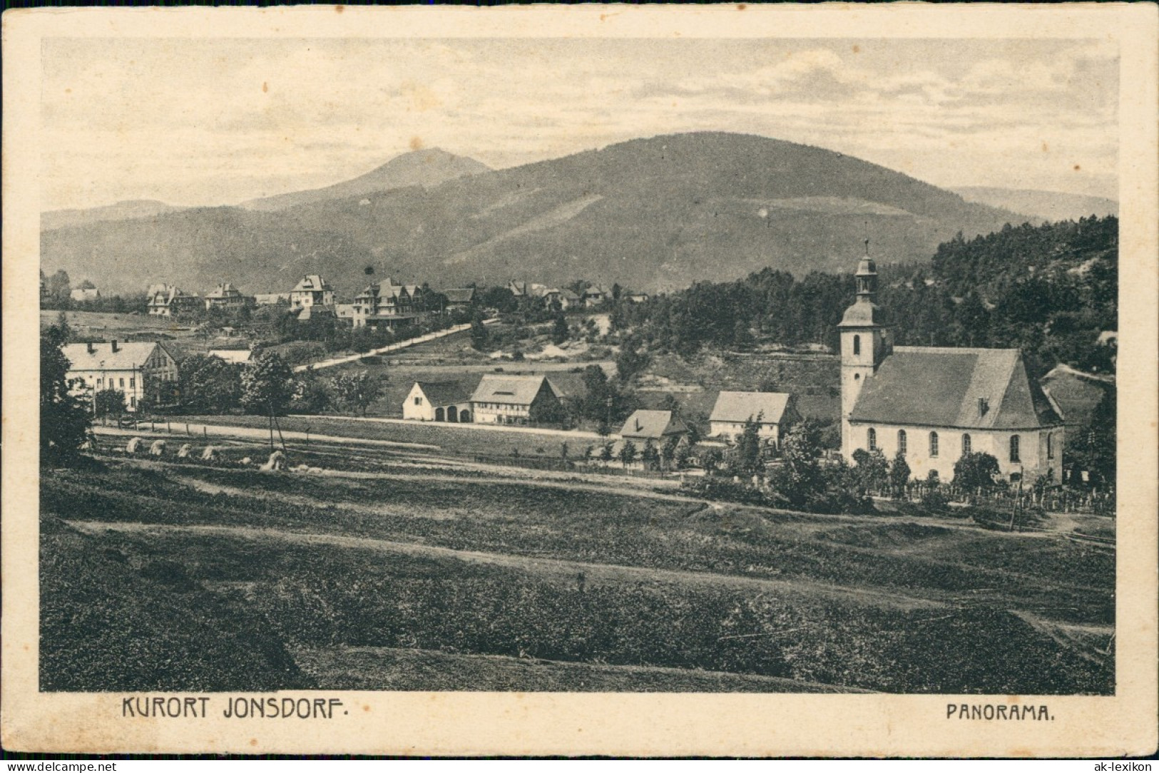 Ansichtskarte Jonsdorf Stadtpartie 1911 - Jonsdorf