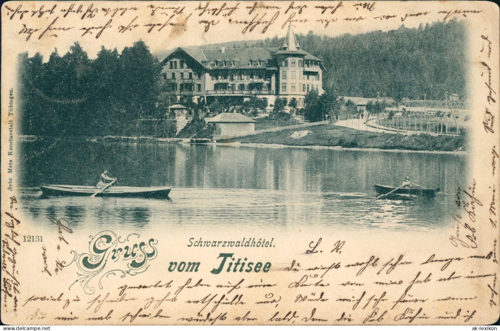 Ansichtskarte Titisee-Neustadt Schwarzwaldhotel 1902  Gel. Titisee Nach Zürich - Titisee-Neustadt