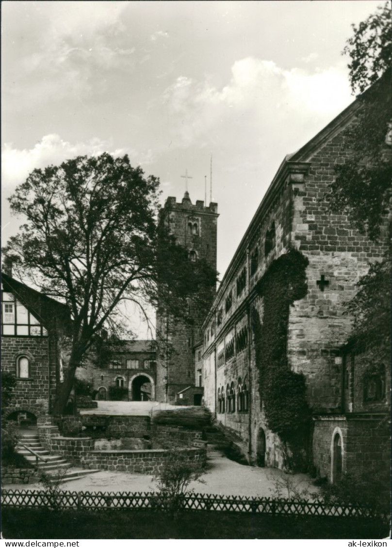 Ansichtskarte Eisenach Die Wartburg, Zweiter Burghof 1980 - Eisenach